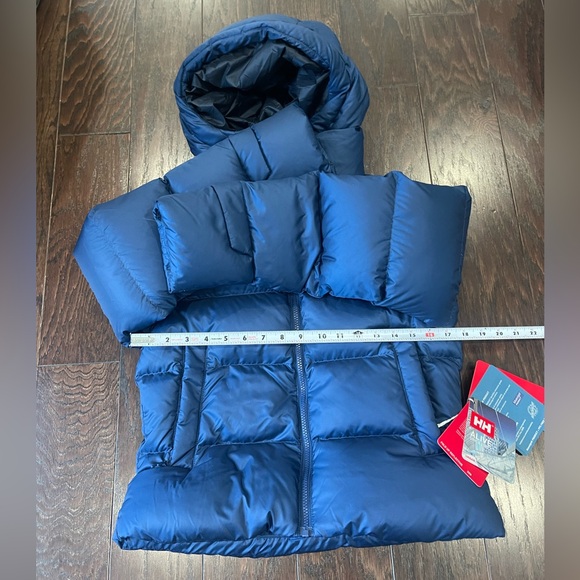 Helly Hansen Essence 600 Down Puffer Jacket Women Size X-Small Blue NEW SKI - Picture 3 of 12